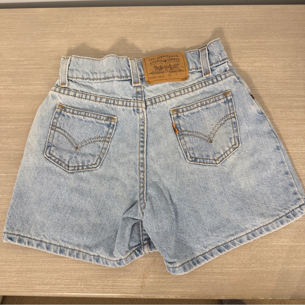 Levi’s Vintage 1997 Orange Tab Blue Jean Denim Short Size 7